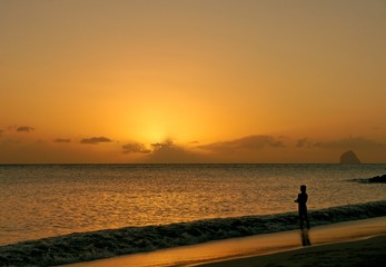 Fototapeta premium coucher de soleil en Martinique7