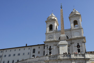 Fototapeta na wymiar Sainte trinité des Monts, Rome