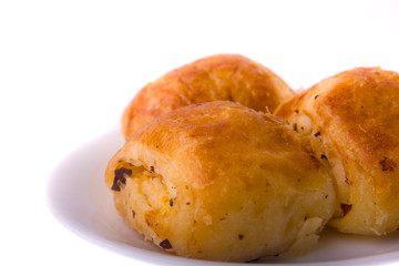 tempting pastry on a saucer