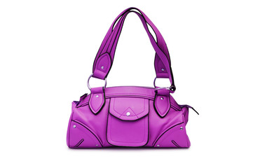 Woman bag isolated on the white background