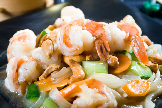 Prawn And Cashew Nuts Stir Fry