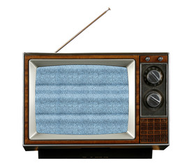 Vintage Television Without Signal