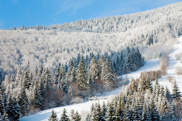 winter mountain landscape
