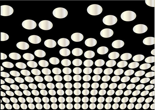 Silver Dots Background