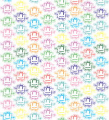 Vector baby background