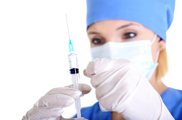 preparation to do a  inoculation