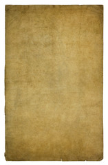 Old Parchment Paper, with clipping path