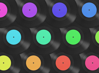 Gramophone disks background