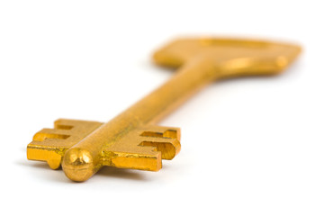 Retro gold key