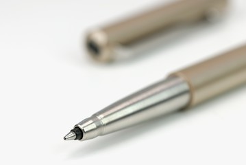 close up of ball-pen