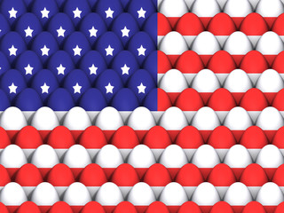 US Easter Egg Background