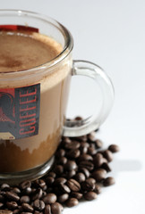 Cup with coffee
