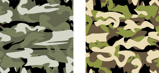 Army camouflage seamless pattern