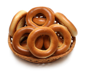 bagels in basket