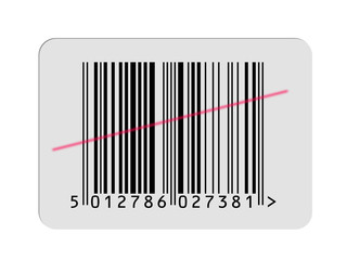 Barcode on White