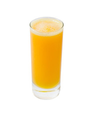 fresh orange juice isolated