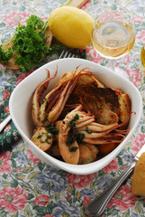 Moscardini in salsa piccante - Secondi di pesce