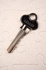 Key on puzzle
