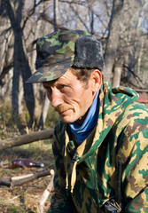 Obraz premium Man in Camouflage 12