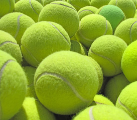 Tennis balls.