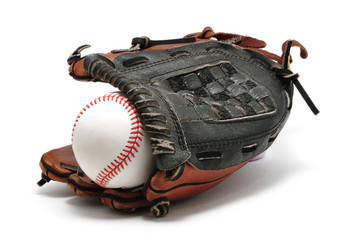 New Baseball and Glove