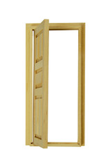 Wooden Door Open