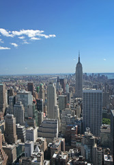 Fototapeta na wymiar New York City- aerial view