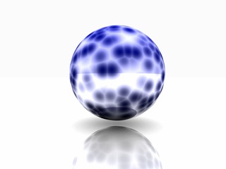 sphere with pattern
