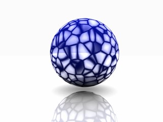 sphere with pattern