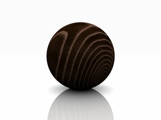 wooden sphere