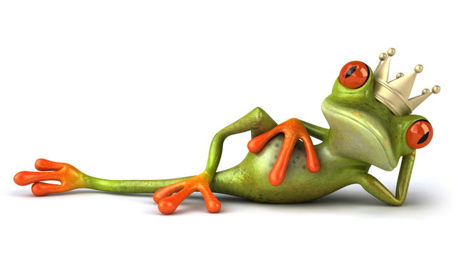 Grenouille prince charmant