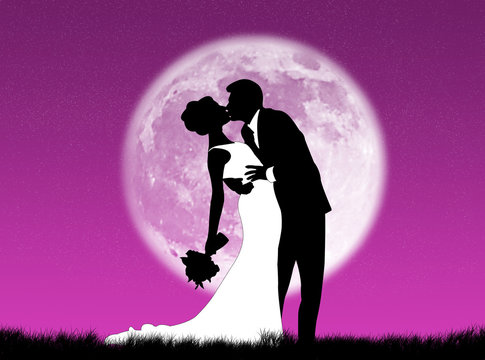 Sposi nella luna