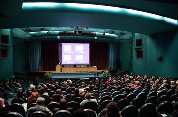 People on conference