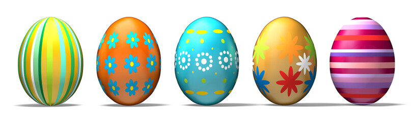 Colored Easter Eggs