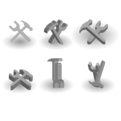 Volume tools in different positions