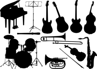 music instrument - set vector