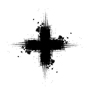 grunge cross