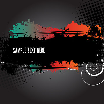 grunge banner