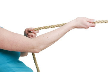 pull on the rope