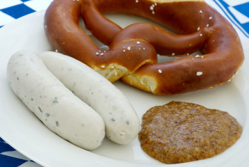 Weisswurst mit Brezn