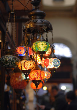 Istanbul Grand Bazaar Exotic Lamps