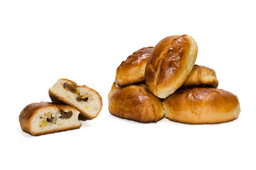 Halves and a few whole patties