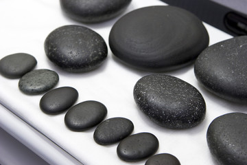 Fototapeta na wymiar wellness stones