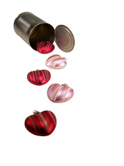Valentine Hearts in a Can