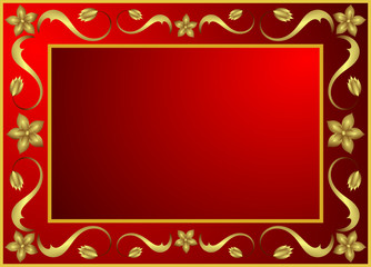 Floral frame