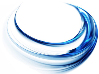 whirlpool, dynamic blue rotational motion