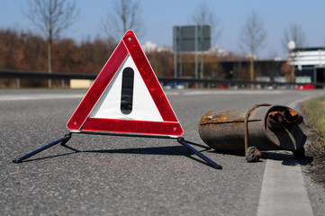 Fahrzeugpanne, Auspuff abgefallen