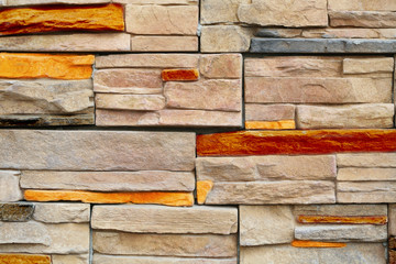 wall built from stones