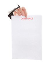 blank contract