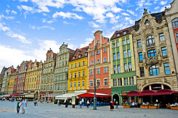 Obraz premium Market square Wroclaw Poland